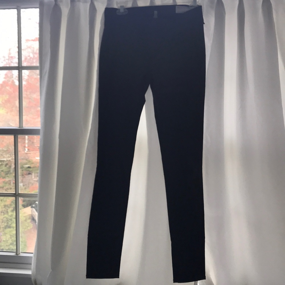 Rag&Bone black waxed jean